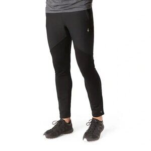 Smartwool Pants Mens L Black Merino Sport Fleece Performance Wind Tights Running